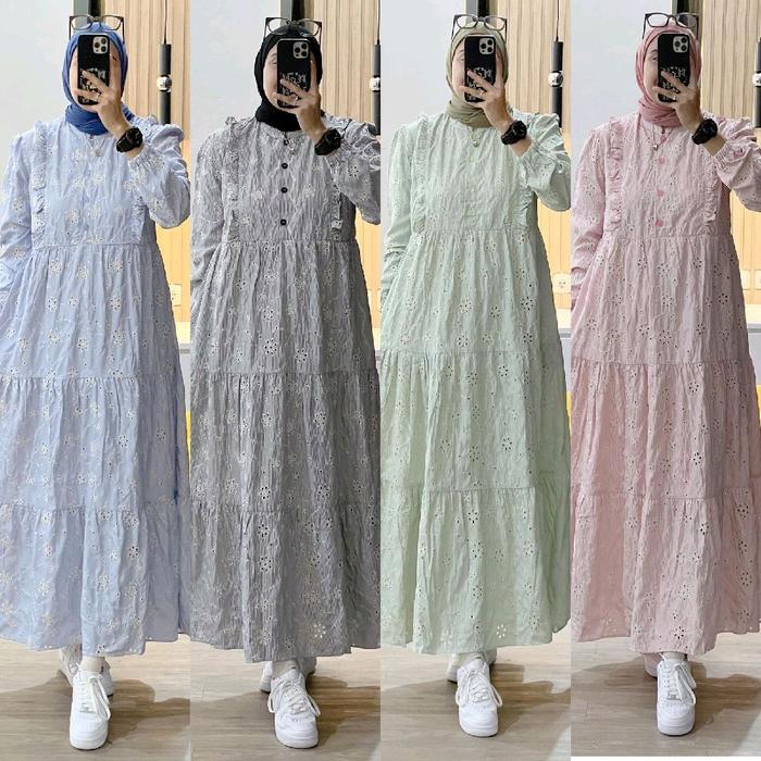 Gamis Premium Zavanya mididress ORI Gagil by ova