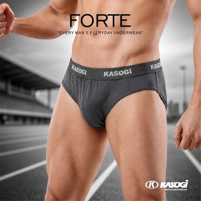 ( 2 pcs ) KASOGI FORTE Celana Dalam Pria Dewasa Cd Cowok Briefs Katun Premium Adem Lembut Nyaman Bre