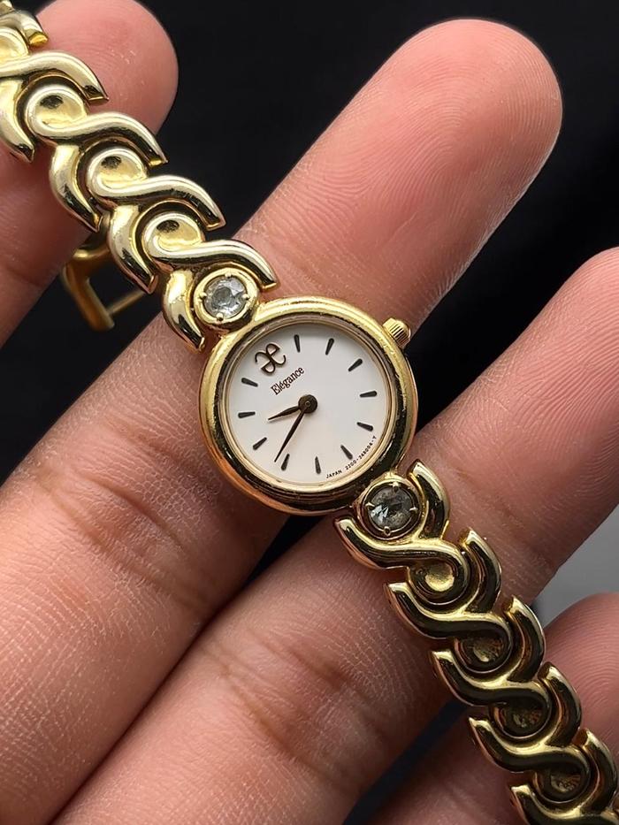 Jam Tangan Vintage Citizen Elegance Dial White