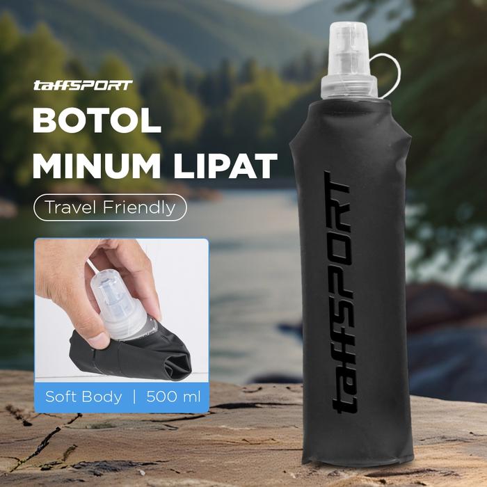 Botol Minum Soft Flask Foldable Botol Minum Running Sport Water 500ml / Soft Flask 500ml