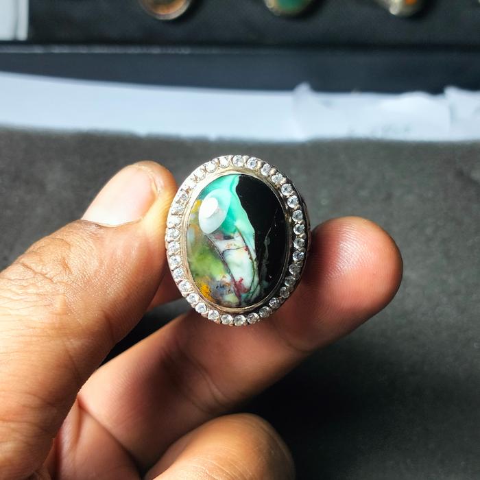 Cincin Batu Akik Garut Marsih BGT127 - Model Terbaru
