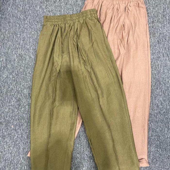 CELANA BAHAN POLO LINEN YUESHI