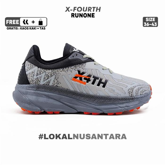 Sepatu Sneakers TrialRunning Olahraga Pria Wanita Lokal Jogging Badminton Volly Trial run