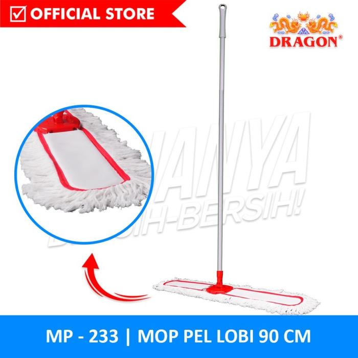 PEL LOBI 90 CM LOBBY DUSTER DRAGON MOP PEL PANJANG BESAR KANTOR HOTEL