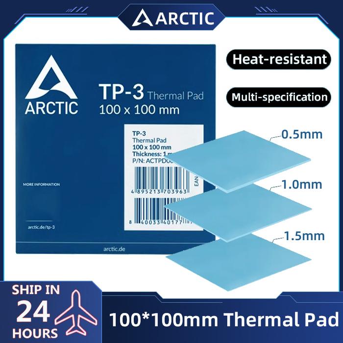 ARCTIC TP-3 High Performance Thermal Pad 0.5/1.0/1.5mm Computer Laptop GPU CPU Heatsink Cooling Cond