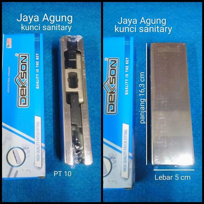 Patch Fitting PT 10 Dekson/Penjepit Kaca PT 10 Dekson