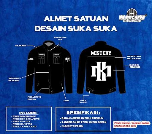 CUSTOM ALMET KEKINIAN HL PROJECT BEBAS DESAIN BISA SATUAN