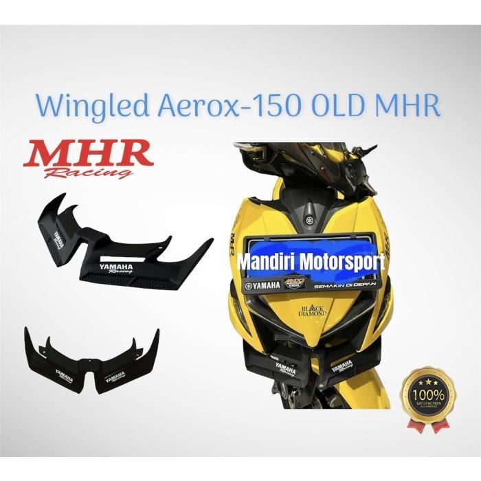 Winglet Plastik ABS Aerox-155 OLD Aerox 2015-2020 MHR Variasi Sayap Depan Racing MotoGP