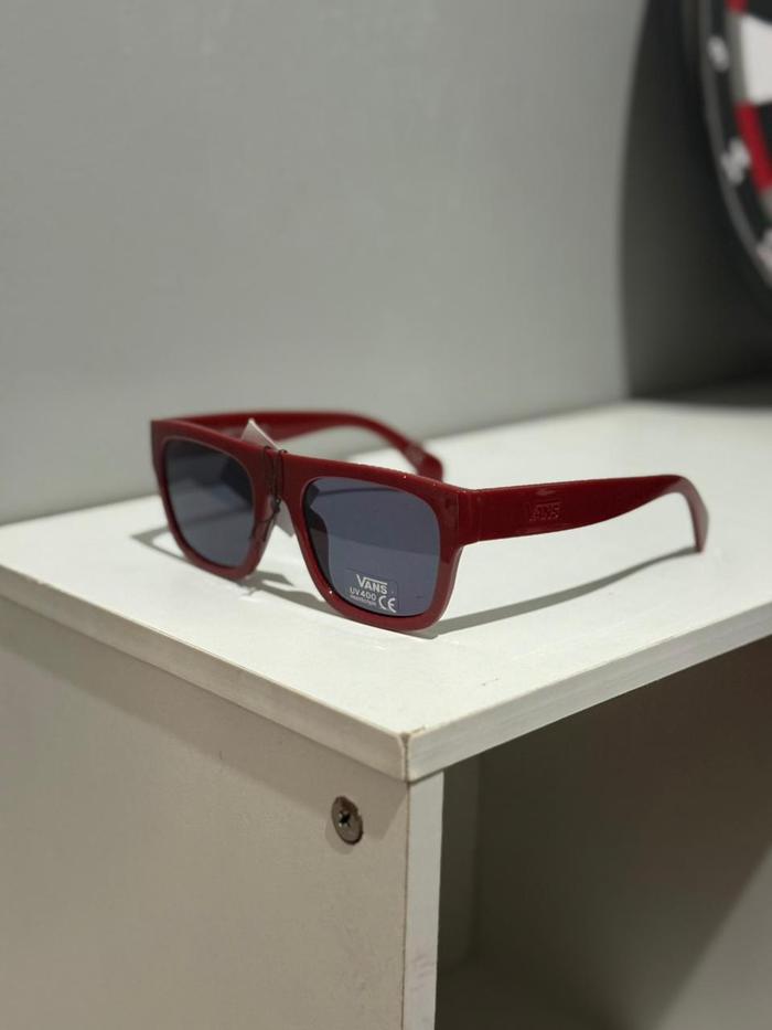 VANS SUNGLASSES SQUARED GLOSSY RED ORIGINAL