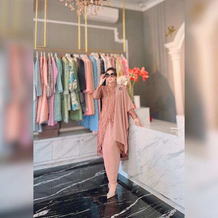 One set melayu tunik tulle rafaya