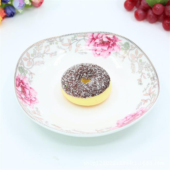 7 Pcs Squishy Slow Rising Donut Kue Squeeze Anti Stres Mainan