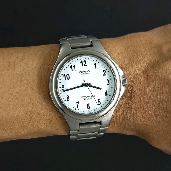 JAM CASIO LINEAGE TITANIUM LIN163 ORIGINAL