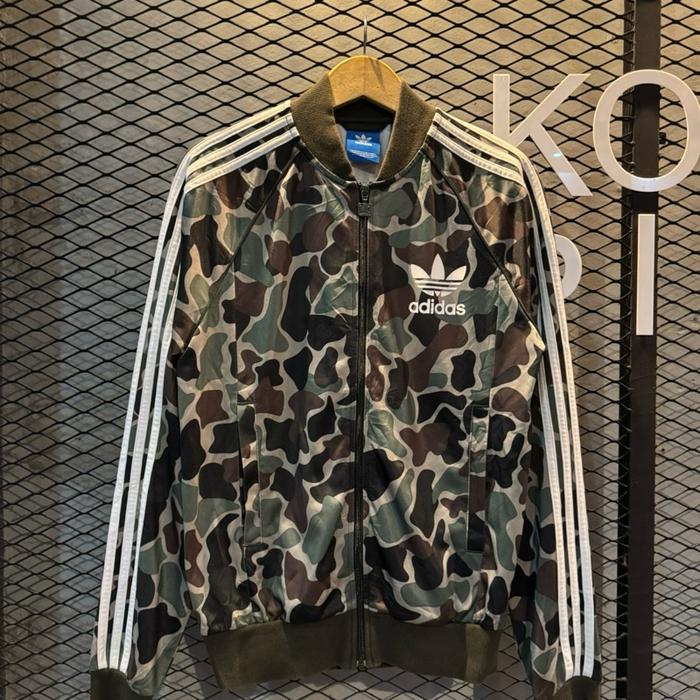 Jaket tracktop adidas camo second original