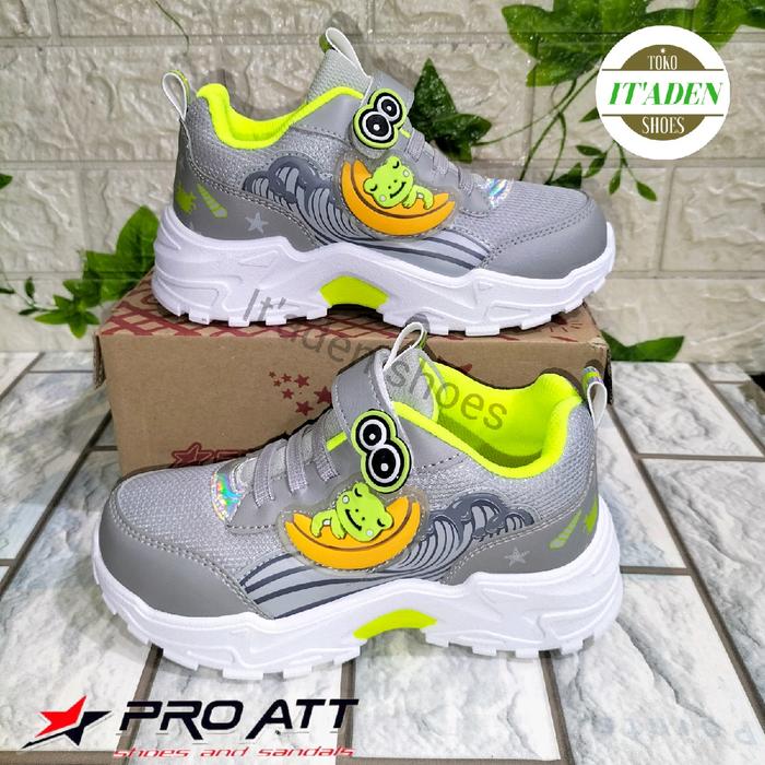 sepatu anak Pro ATT FRG 080 V Abu hijau P 28-33 Fashion
