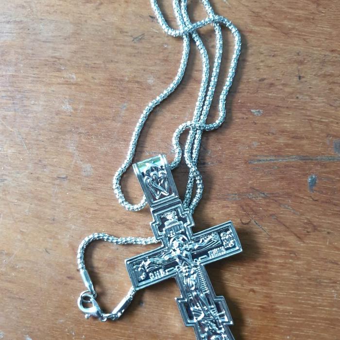 kalung Salib Orthodox silver