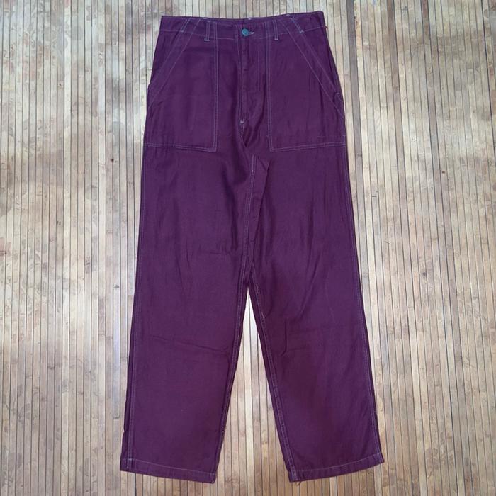 VINTAGE OG 107 ARMY M65 BURGUNDY CARPENTER FATIGUE PANTS buzz rickson alpha industries ordlow