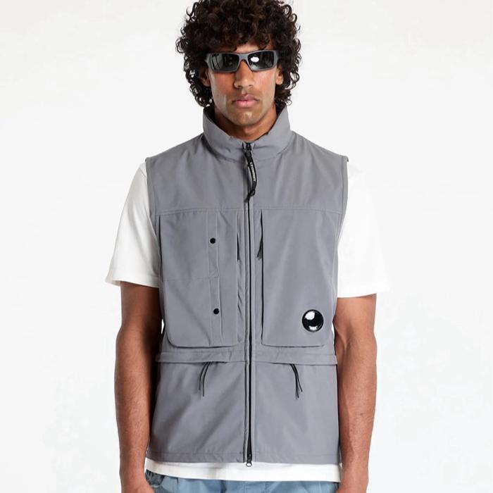 CP Company CP Shell-R Hooded Vest Grey Originals