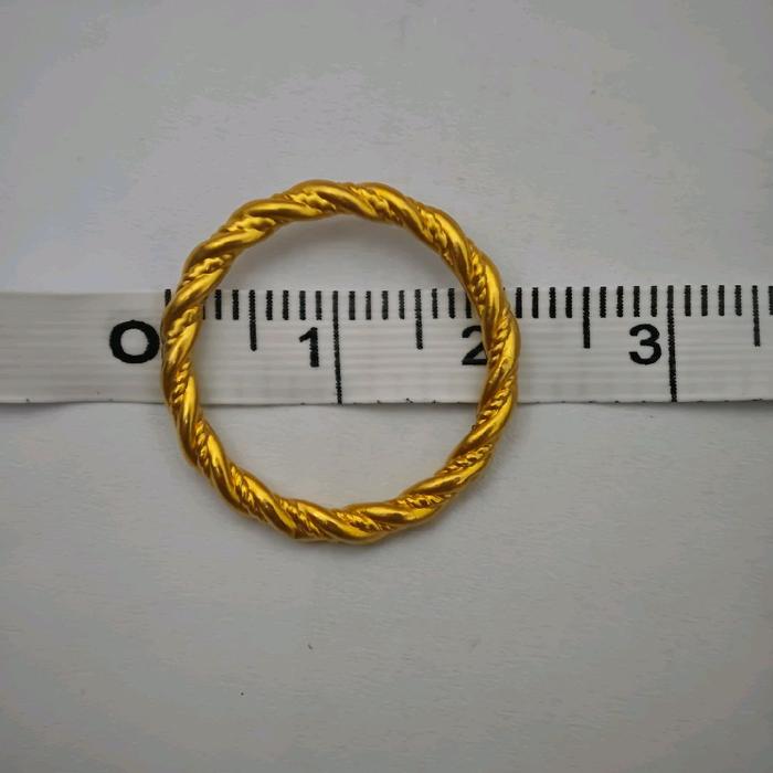CINCIN EMAS 24K 24 karat 999 Motif Tali