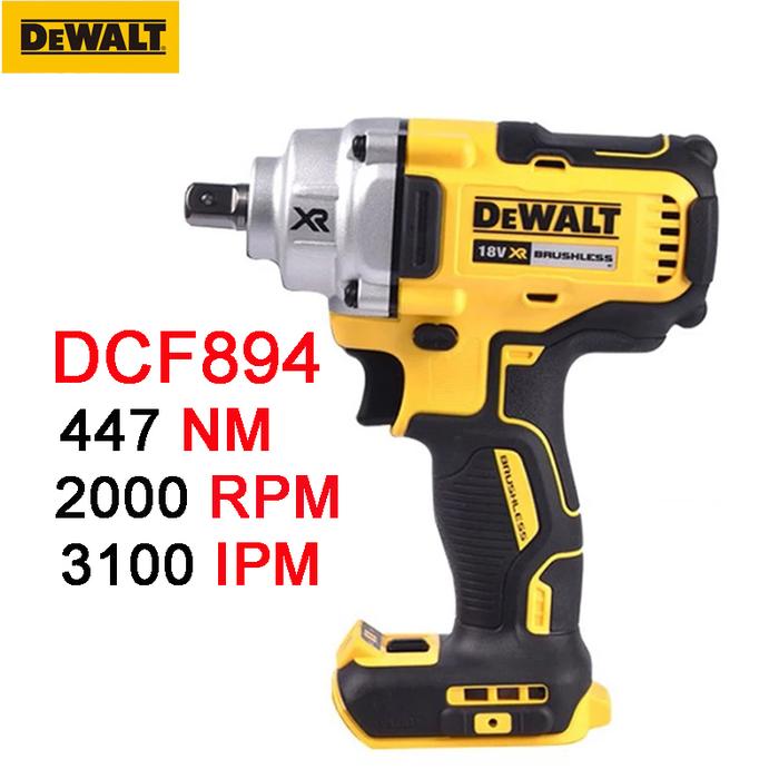 DEWALT DCF894 18V/20V Cordless Impact Wrench Brushless Motor Electric Rechargeable Air Gun 447Nm Imp