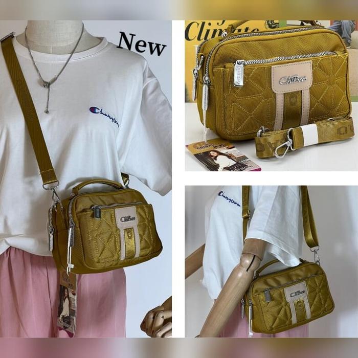 Tas Wanita Chibao kanvas bordir 2in1 Selempang Jinjing CB6756-22-51 4sleting