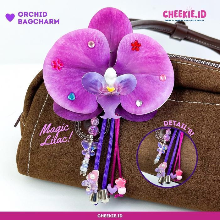 Orchid Bagcharm / Orchid Keychain / Gantungan Tas Anggrek