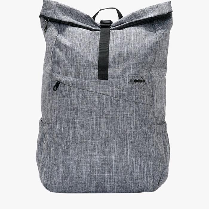 Diadora Nigel Unisex Backpack. Grey DIABP250503G. Tas Punggung Unisex Orginal