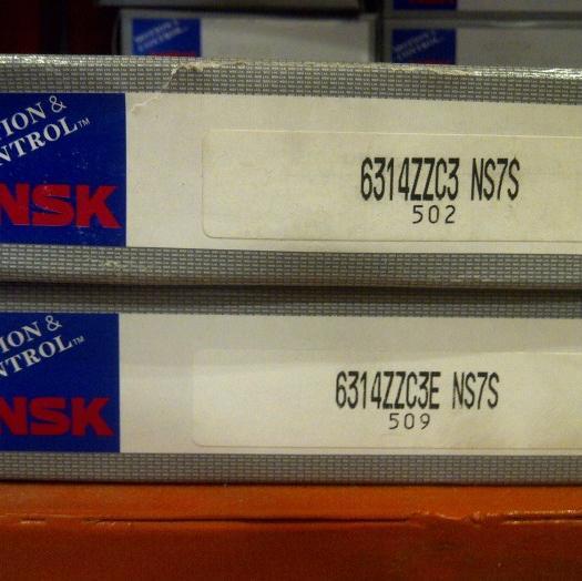 Deep groove ball bearing 6314-2Z-C3 NSK 6314ZZ 6314 ZZ C3