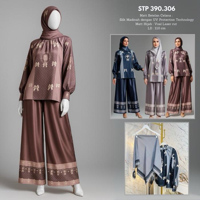 Oneset Pita Uv Protection Setcel Wanita Muslim Set Hijab By Juragan Gamis By Pastelo