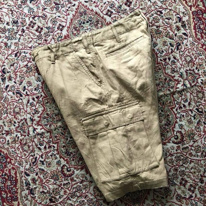 Celana Alpha industries cargo short pants Vintage Alpha industries USA HH492