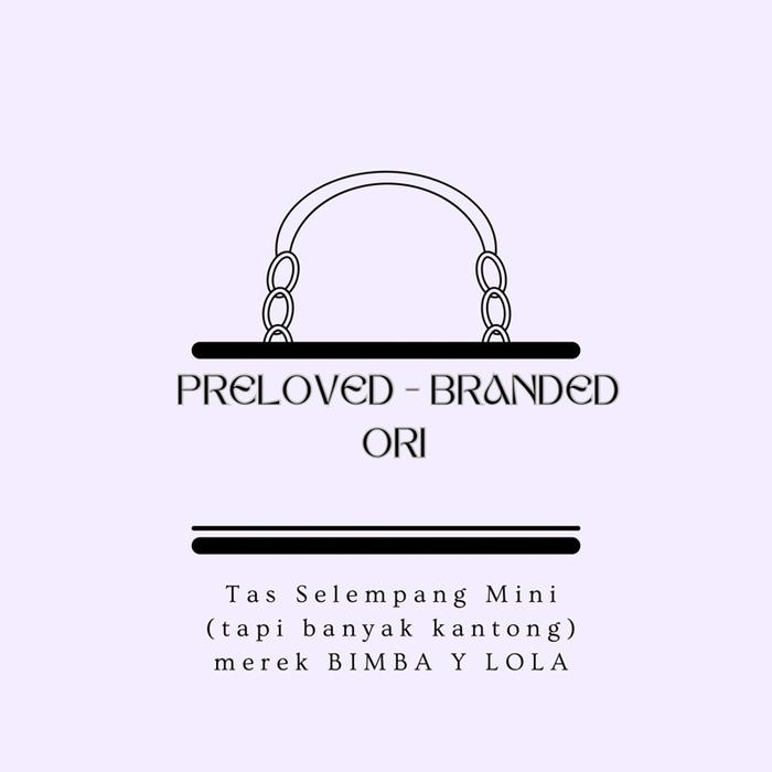 Bimba Y Lola_(original) Tas Preloved Ori