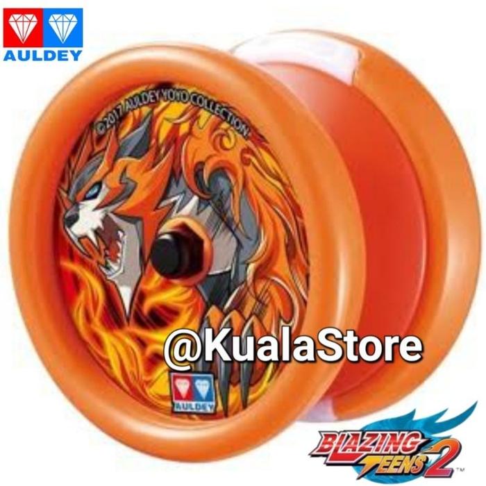 Yoyo Auldey Original Blazing Teens Celestial War Flaming Phantom Tiger Yoyo Profesional Contest Dual