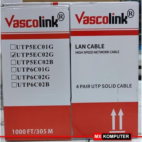 Kabel LAN UTP Cat5 Cat5e Cat5-e Vascolink Meteran