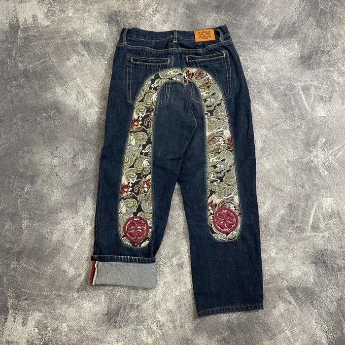 Celana Pants Evisu Big Logo Salvadge Second Original