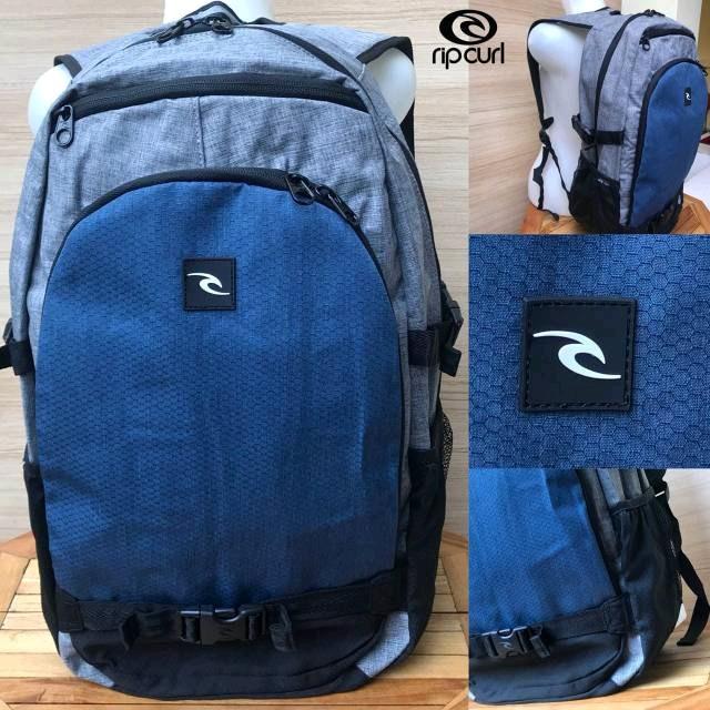 Ransel Tas gendong Ripcurl Laptop multi fungsi ukuran besar pria wanita