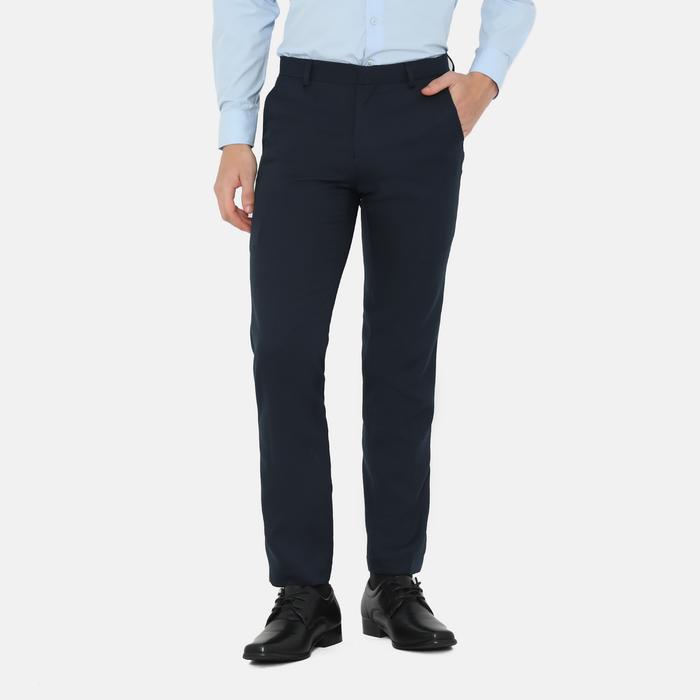 BAROSSO Celana Panjang Formal Hamilton Slim Fit Long Pants Biru Dongker Tua / Dark Navy