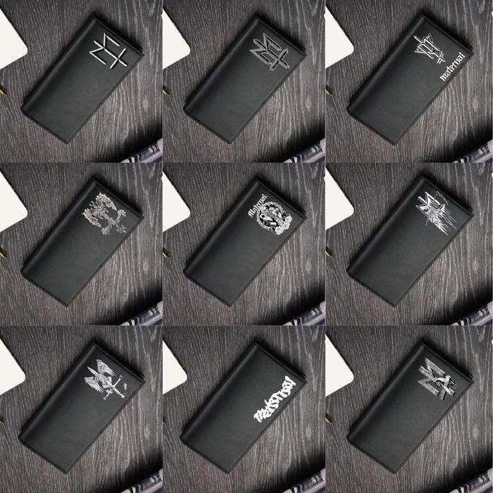 Dompet Panjang Hitam Maternal Original Semi Kulit Tebal / Dompet Landscape Maternal Pria Wanita Keki