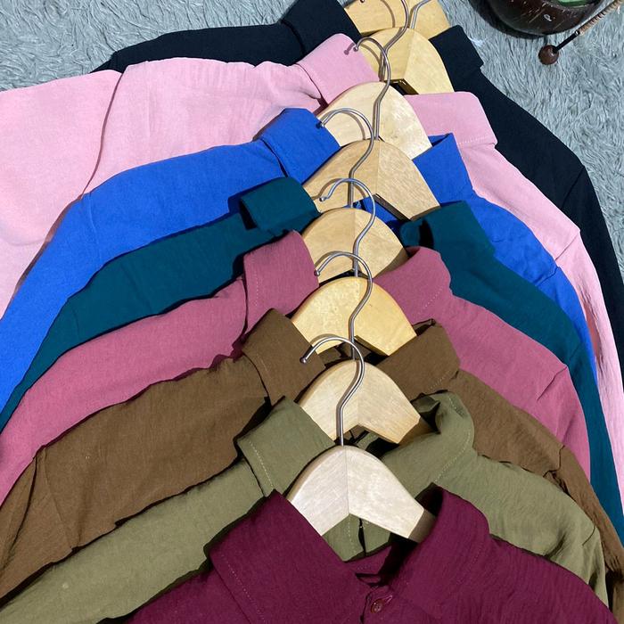 kemeja narnia polos // kemeja narnia cringkel