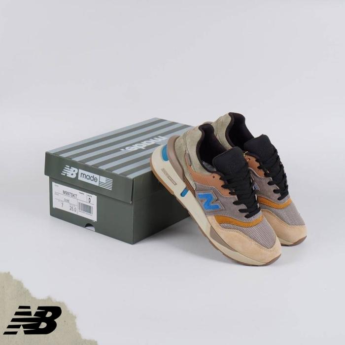 Sepatu New Balance 997s X Kith Nonnative Brown