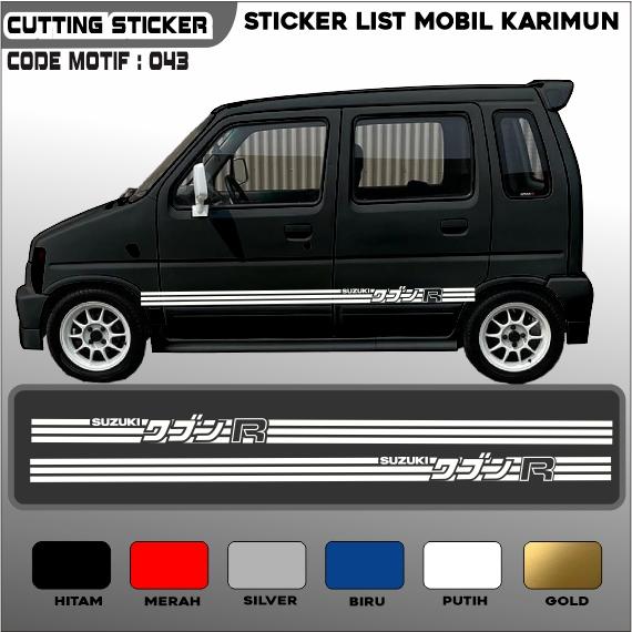 STICKER CUTTING MOBIL UNIVERSAL MURAH STICKER LIST PINGGIR MOBIL KARIMUN