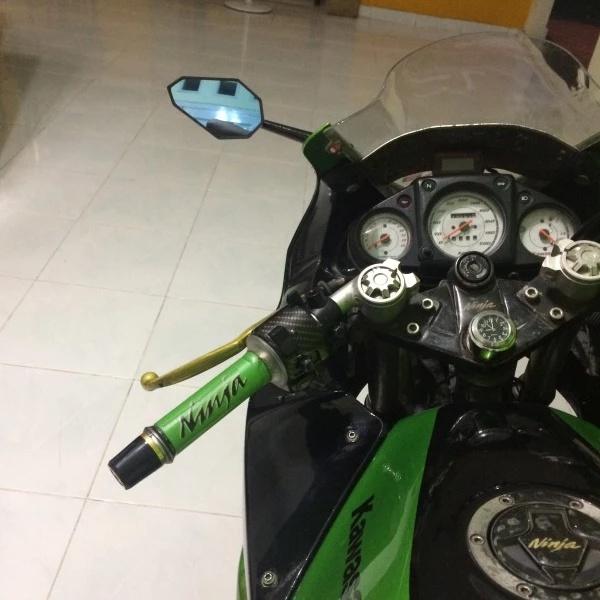 Kaca Spion Black Diamond Model Daun Universal Full Alumunium CNC | Kaca Spion Black Diamond Ukuran B