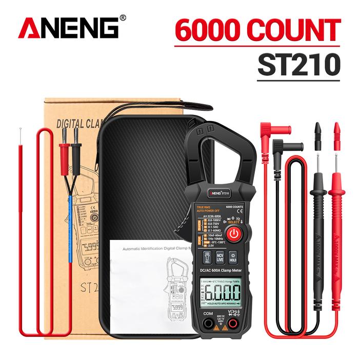 ANENG ST210 Digital Multimeter Clamp Meter AC/DC Current Clamp
