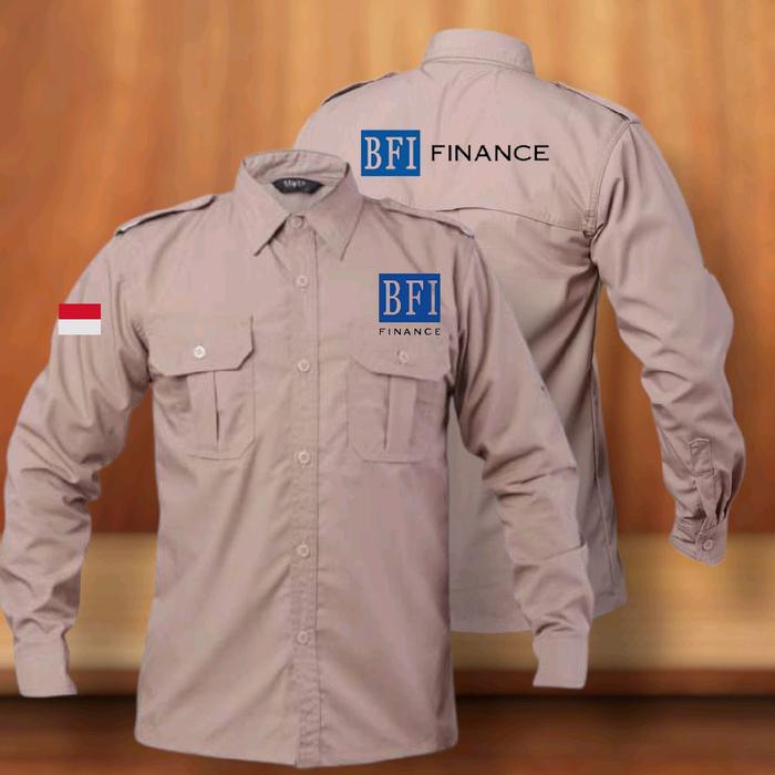 kemeja bfi finance baju pdh bfi finance krem panjang