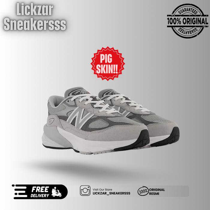 Sale Sepatu Sneakers New Balance 990V6 GC990GL6 Grey GS