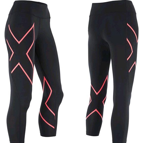 2XU Womens Compression Tights - Blk/flp