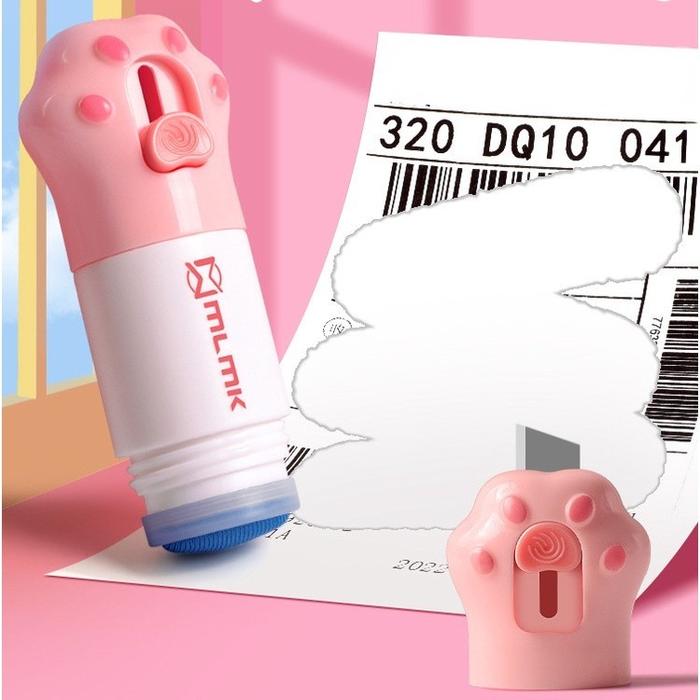 ATT - Pisau Kater Unboxing Pembuka Paket 2in1 - Information remover receipt Cutter Mini 2 in 1 Packa