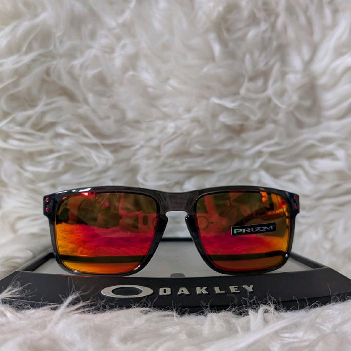 Kacamata Original Oakley Holbrook A Black ink w/ Prizm Ruby 009244 28