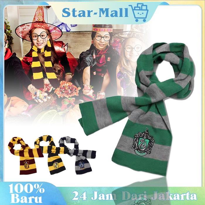 170*18cm Syal Harry Potter Syal Gryffindor Syal Slytherin Syal Ravenclaw