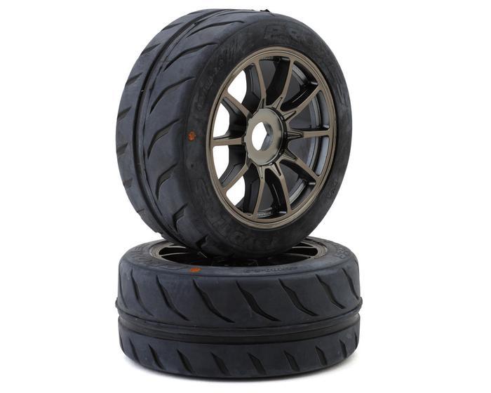 PRO-LINE TOYO PROXES R888R 42/100 2.9 BELTED SPECTRE GUNMETAL TIRE SET (17MM) (S3) (2) #PRO10199-11