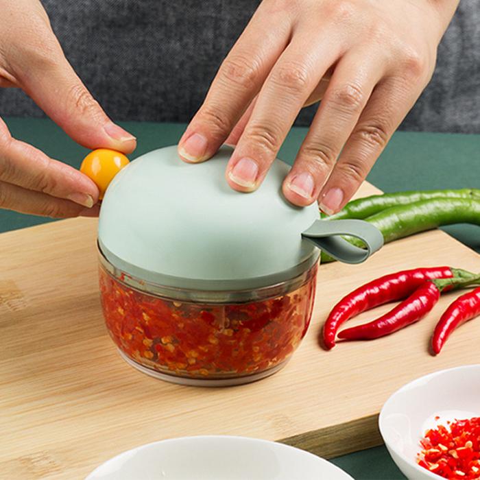 Pemotong Bawang Putih Pemotong Sayur Multifungsi Mini Pemotong