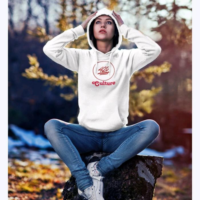 Sweater Hoodie with 420 Culture